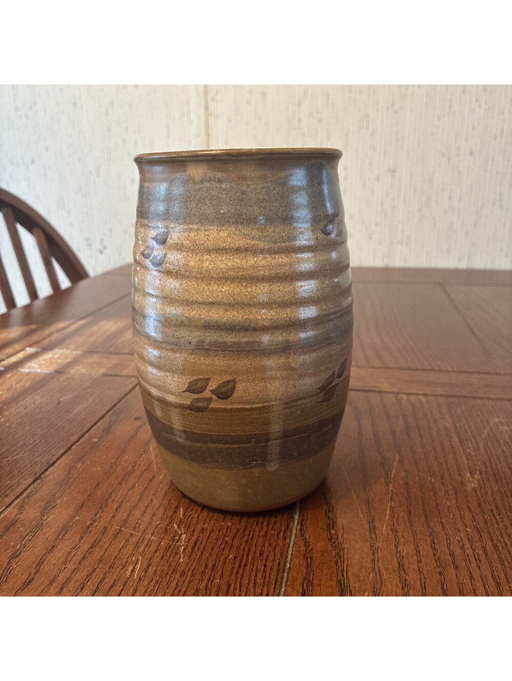 Sarah Culbreth Terracotta Pottery Piece Tater Knob Studio Signed Vintage